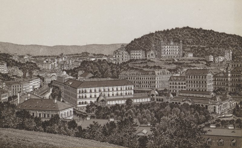 Kuzey tarafından Karlovy Vary (lito) by German School