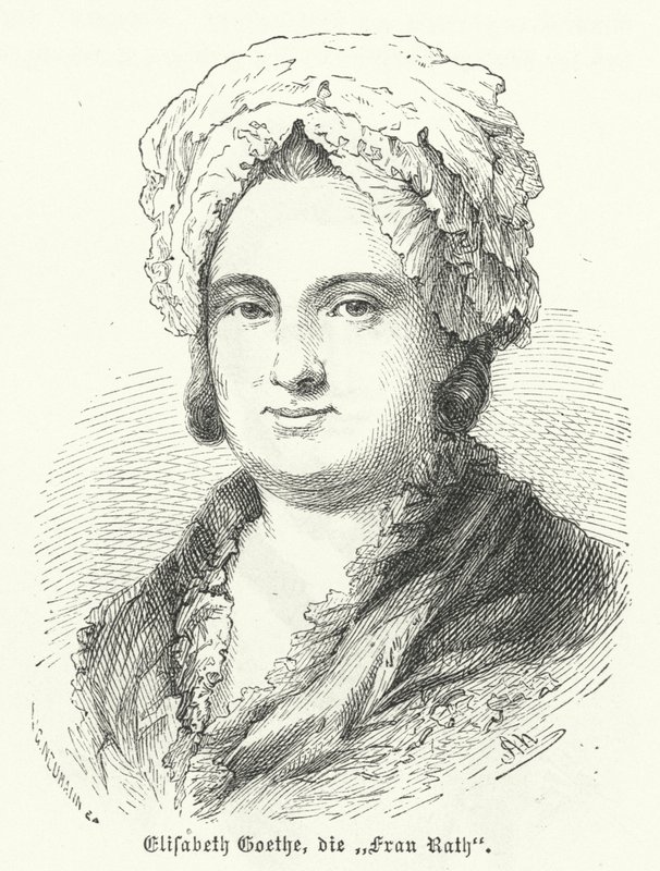 Katharina Elisabeth Goethe, Alman yazar Johann Wolfgang Goethe