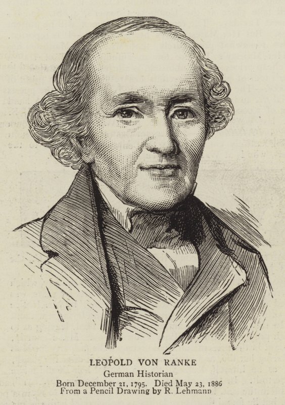 Leopold von Ranke (gravür) by German School
