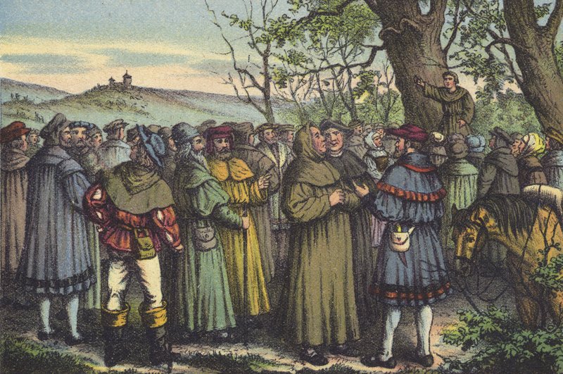 Luther vaaz (chromolitho) by German School