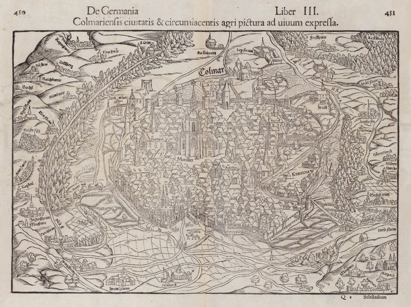 Colmar Haritası by German School