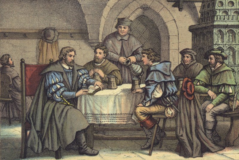 Martin Luther, Gasthof der Baren, Jena