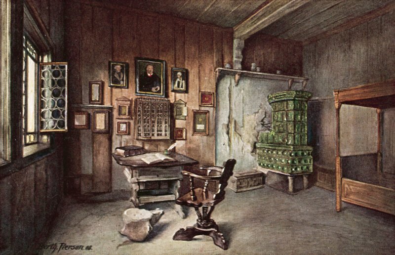 Martin Luthers, Wartburg, Eisenach, Almanya