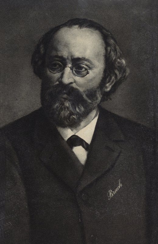 Max Bruch, Alman Romantik besteci ve orkestra şefi (1838-1920) by German School