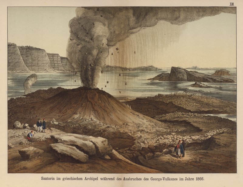 Nea Kameni, 1866 patlamasından sonra Yunanistan