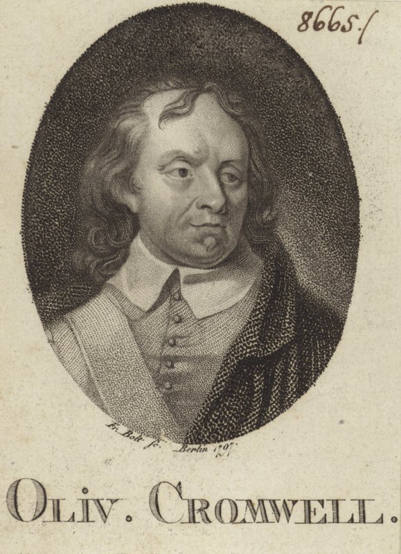 Oliver Cromwell by German School