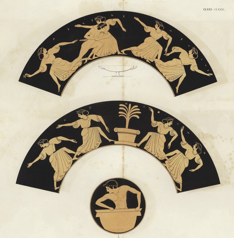 Peleus ve Thetis by German School