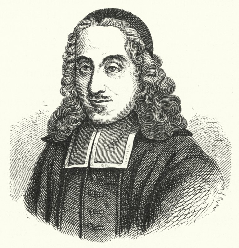 Philipp Spener, Alman Lutheran ilahiyatçı (gravür) by German School