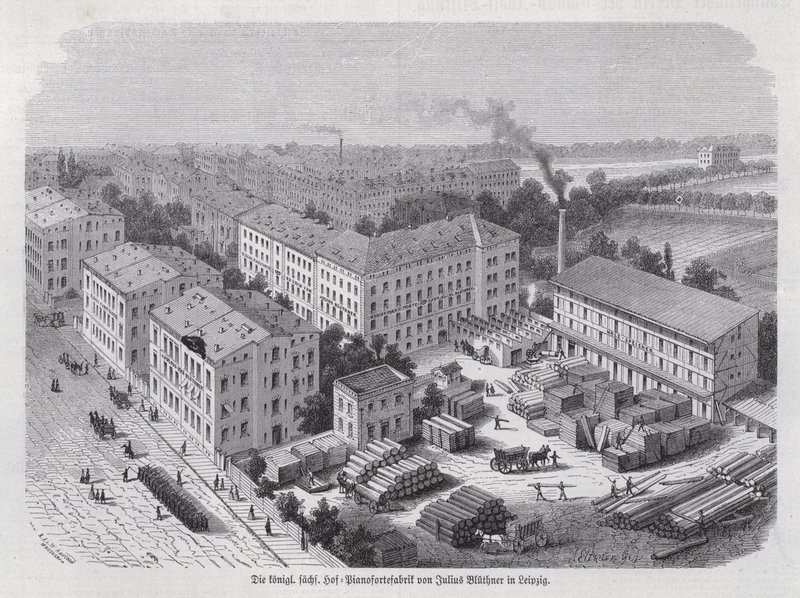 Julius Bluethner, Leipzig, Almanya