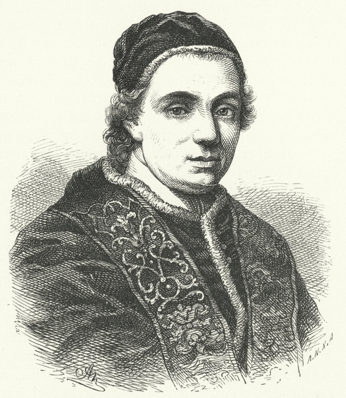 Papa Clement XIV (gravür) by German School