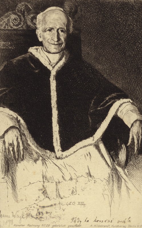 Papa Leo XIII by German School