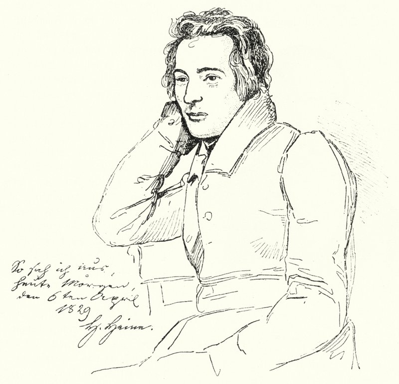 Alman şair ve yazar Heinrich Heine