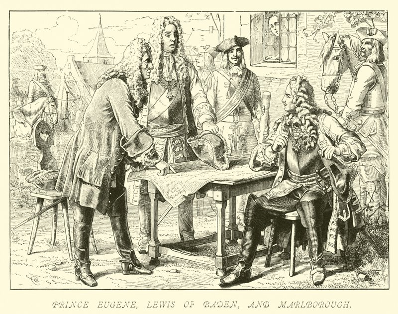 Prens Eugene, Baden Lewis ve Marlborough by German School