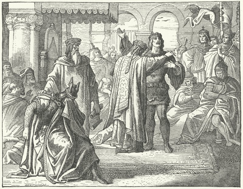 Kutsal Roma İmparatoru Henry VI ve Aslan Yürekli Richard
