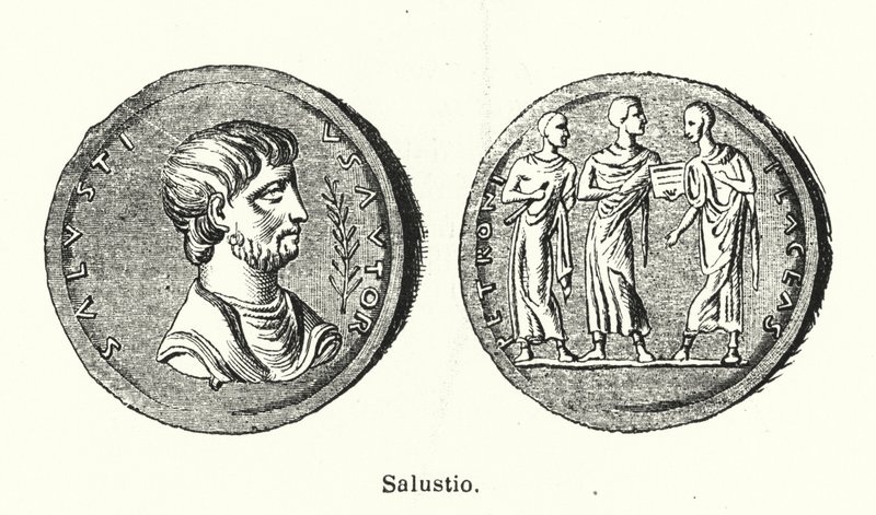 Sallust, Romalı tarihçi ve politikacı (lito) by German School