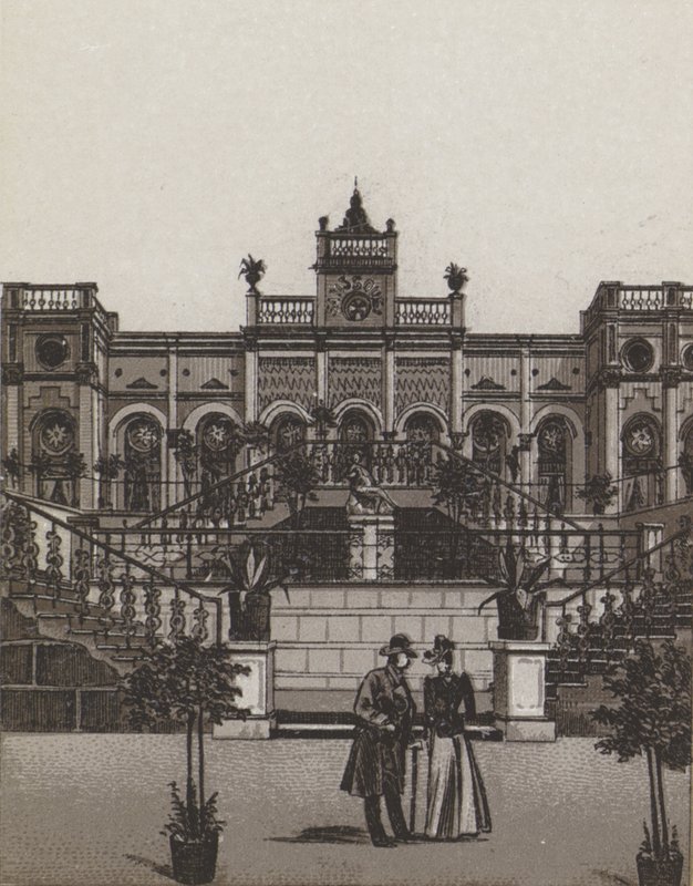 Sans Souci (lito) by German School