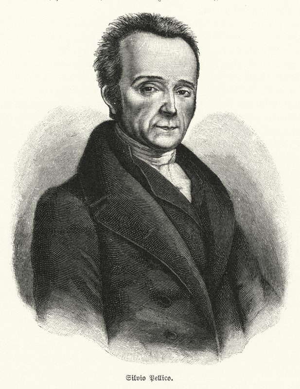 Silvio Pellico, İtalyan şair, oyun yazarı ve vatansever by German School