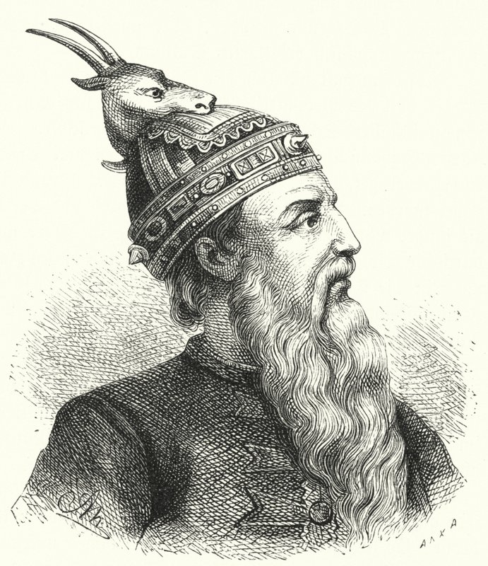 İskender Bey, Arnavut asilzade ve askeri komutan (gravür) by German School