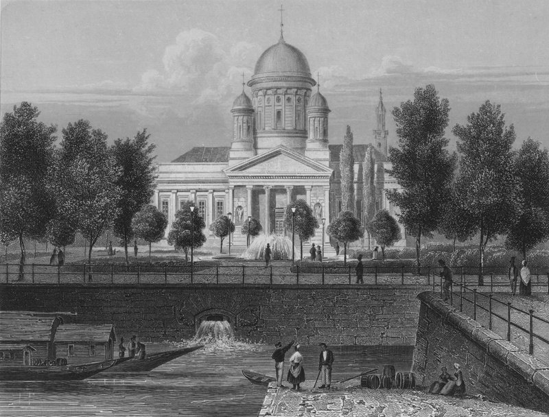 Katedral, Berlin (çelik oyma) by German School