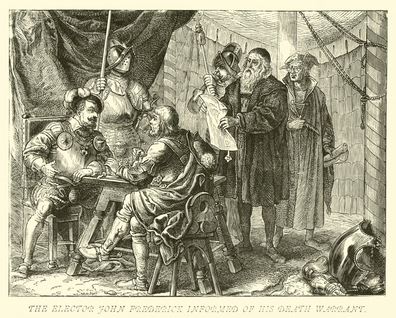 Seçmen John Frederick ölüm emrini bildirdi by German School