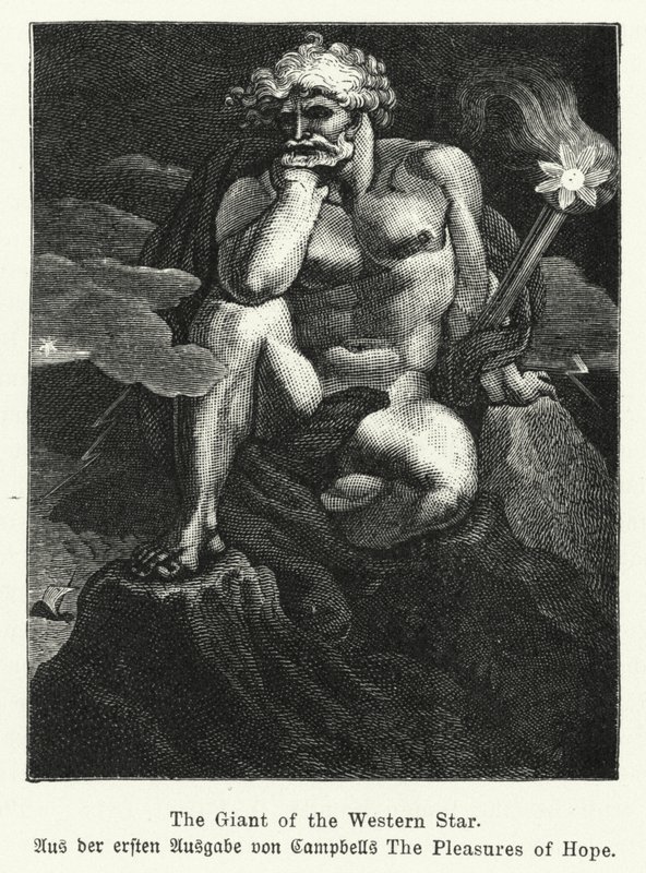 Batı Yıldızının Devi, İskoç şair Thomas Campbell