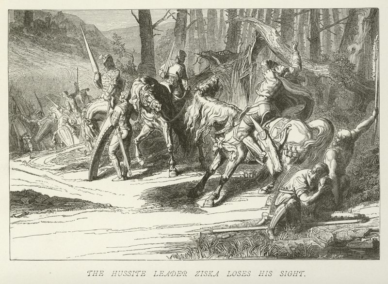 Hussite lideri Ziska görüşünü kaybetti by German School