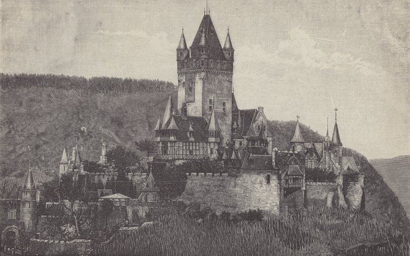 İmparatorluk Kalesi, Cochem, Almanya by German School