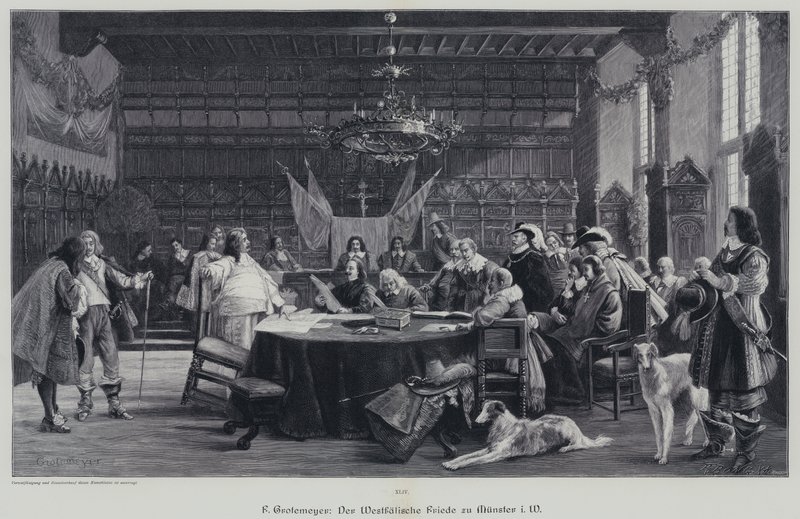 Otuz Yıl Savaşlarını Biten Westphalia Barışı, Münster, Almanya by German School