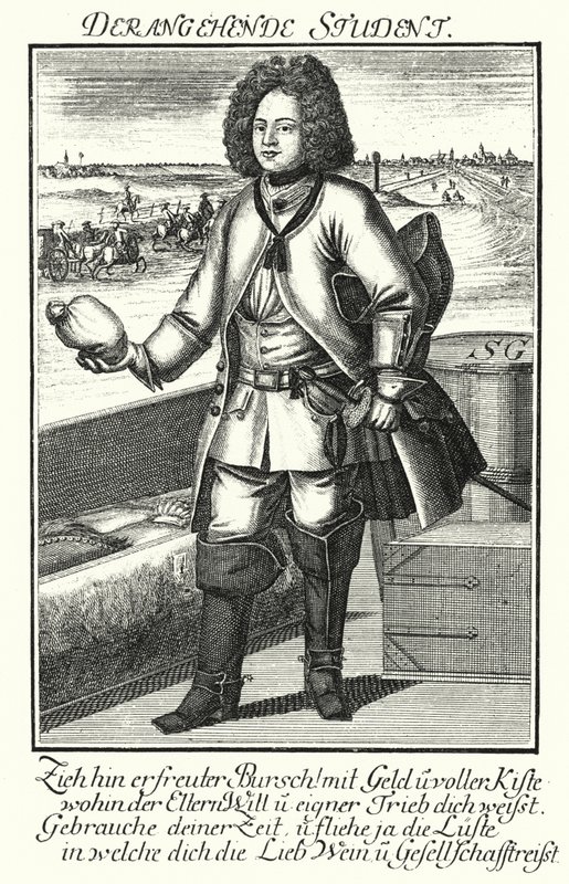 Aday Öğrenci (gravür) by German School