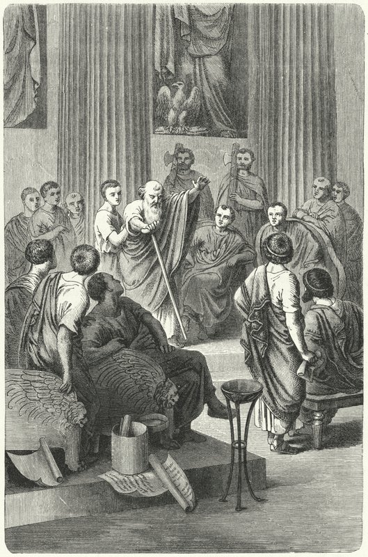 Kör Appius Claudius Caecus, Roma Senatosu