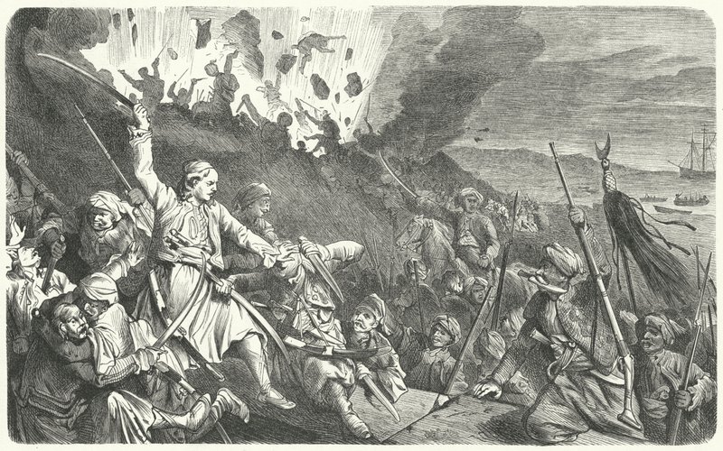 Missolonghi'nin düşüşü, Yunan Bağımsızlık Savaşı by German School
