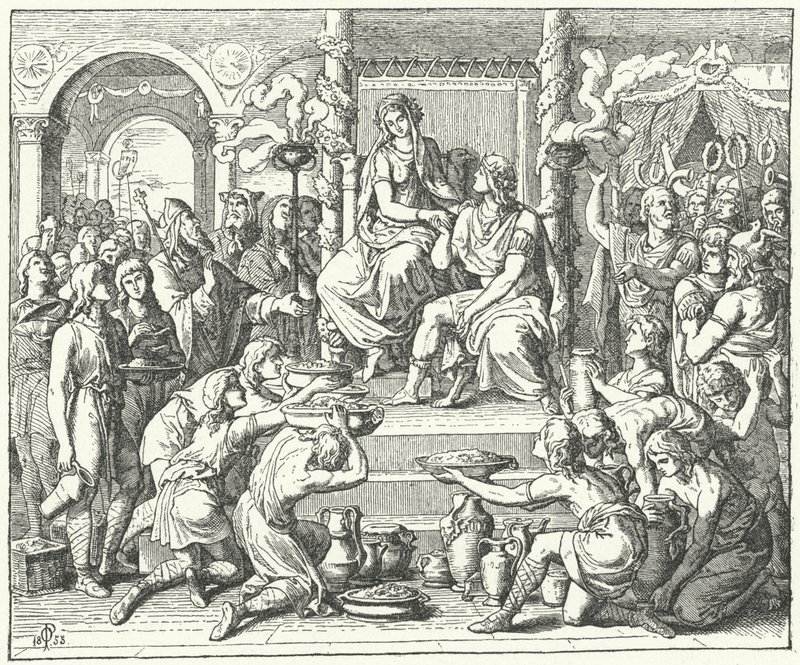 Vizigotların Kralı Ataulf ile Roma İmparatoru I. Theodosius