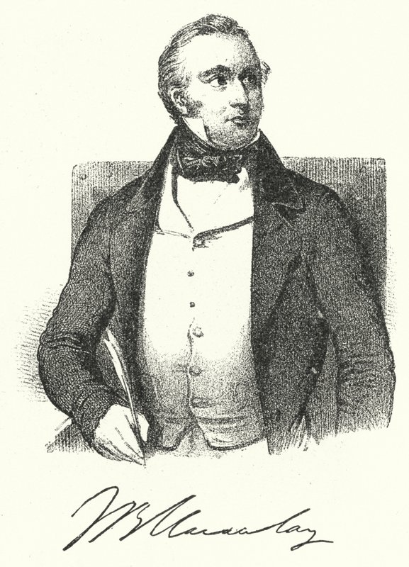 Thomas Babington Macaulay, İngiliz tarihçi ve yazar (gravür) by German School