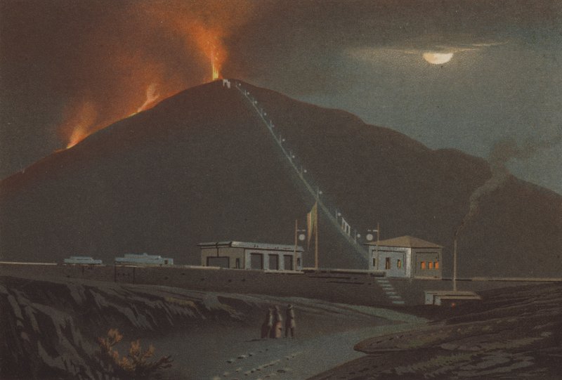 Vezüv patlaması, 1880 by German School