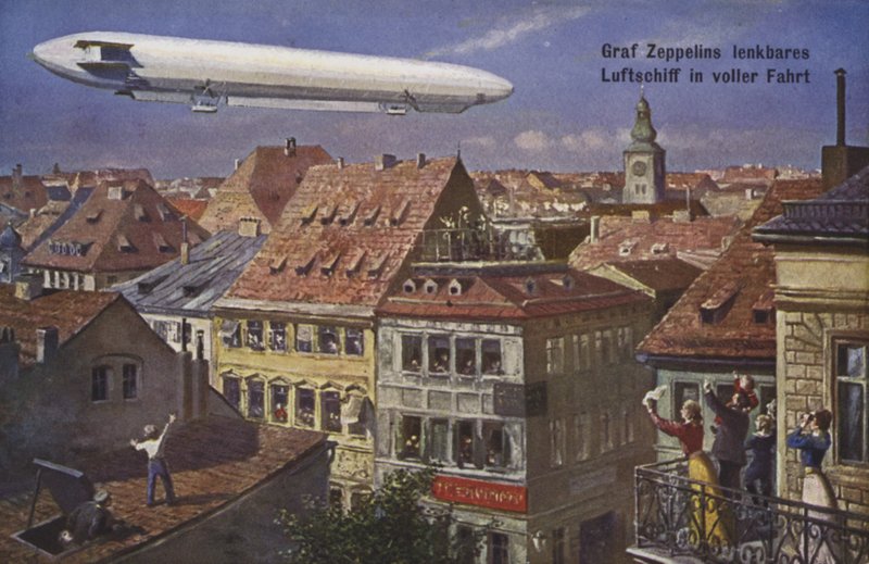 Zeplin zeplin uçuşta by German School