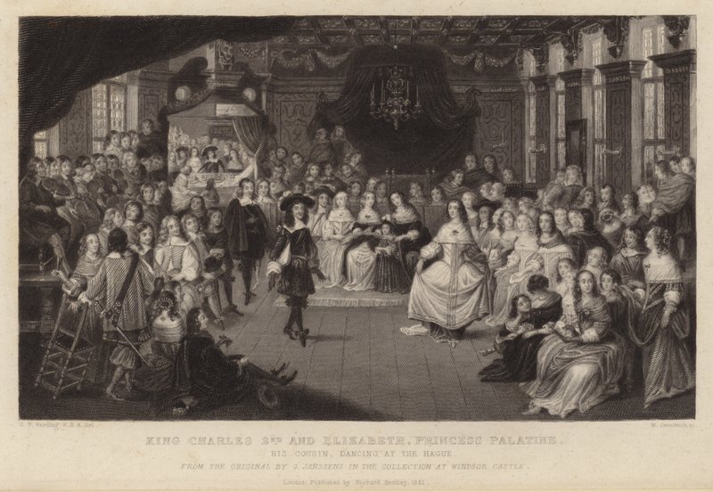 Kral II. Charles ve Elizabeth, Prenses Palatine by Gheerart Janssen
