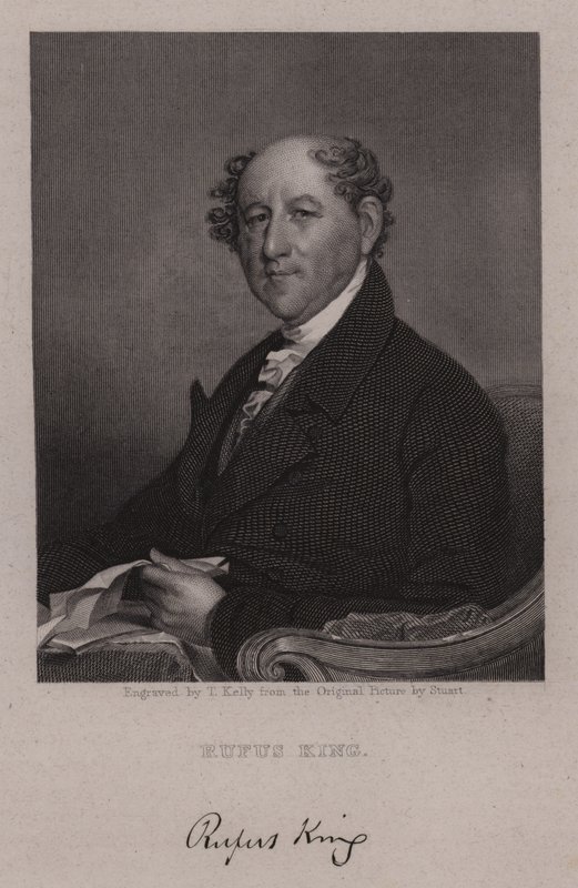 Rufus King, Amerikalı avukat, politikacı ve diplomat by Gilbert Stuart