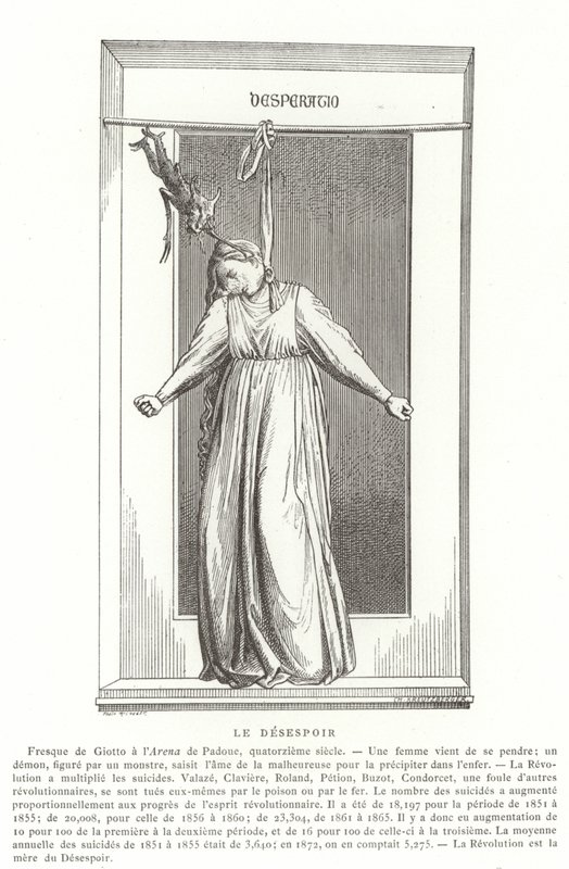 Desperation  by Giotto di Bondone