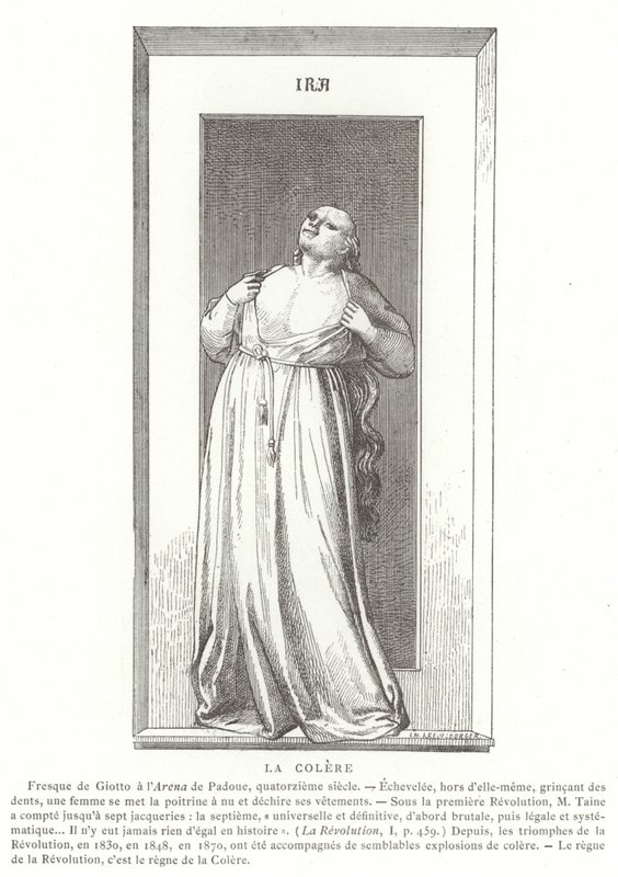 Wrath  by Giotto di Bondone