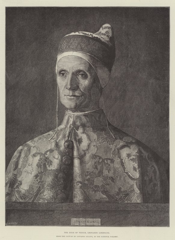 Venedik Doge, Leonardo Loredano, Ulusal Galeri'de by Giovanni Bellini