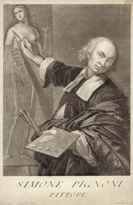 Simone Pignoni, İtalyan ressam by Giovanni Domenico Campiglia