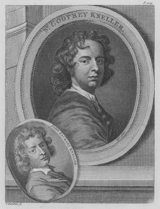 Sir Godfrey Kneller ve John Zacharias Kneller, İngiltere