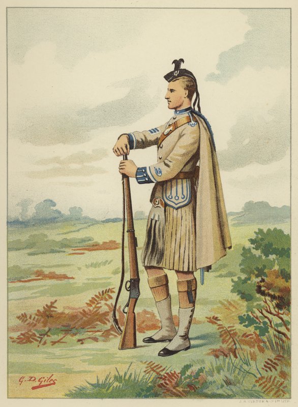 Londra İskoç Gönüllüleri, 1. Gönüllü Tabur Tüfek Tugayı, 7. Middlesex by Godfrey Douglas Giles