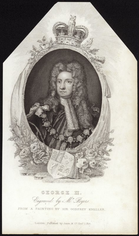 Büyük Britanya ve İrlanda Kralı II. George by Godfrey Kneller