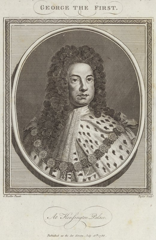 Büyük Britanya ve İrlanda Kralı I. George by Godfrey Kneller