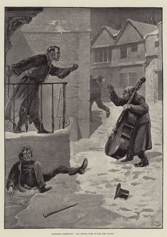 Noel Selamlar, Her şey bekleyene gelir by Gordon Frederick Browne
