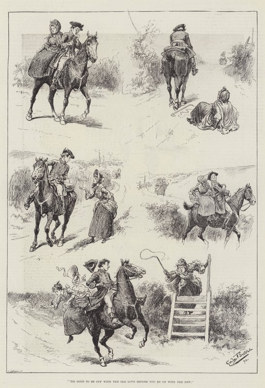 Yeni ile birlikte olmadan önce Eski Aşkla ayrılmak güzel by Gordon Frederick Browne