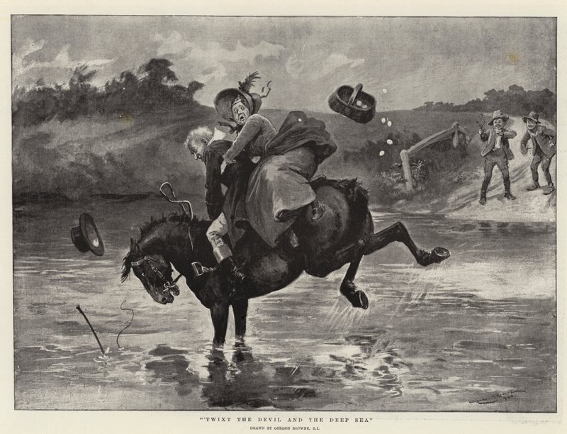 Şeytan ve Derin Deniz Twixt by Gordon Frederick Browne