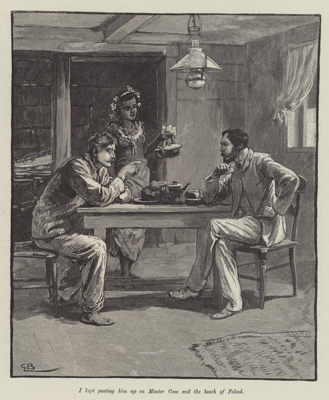 Uma veya Falesa Sahili, Robert Louis Stevenson by Gordon Frederick Browne
