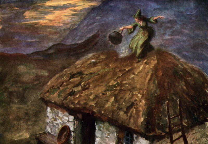 Illustration for The Tale of the Cauldron  by Gordon Frederick after Browne